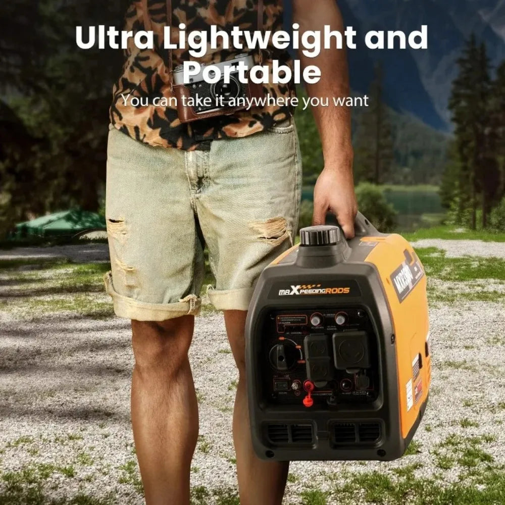 3500 Watt Generators Portable Gas Generator Inverter Quiet for Home and Camping