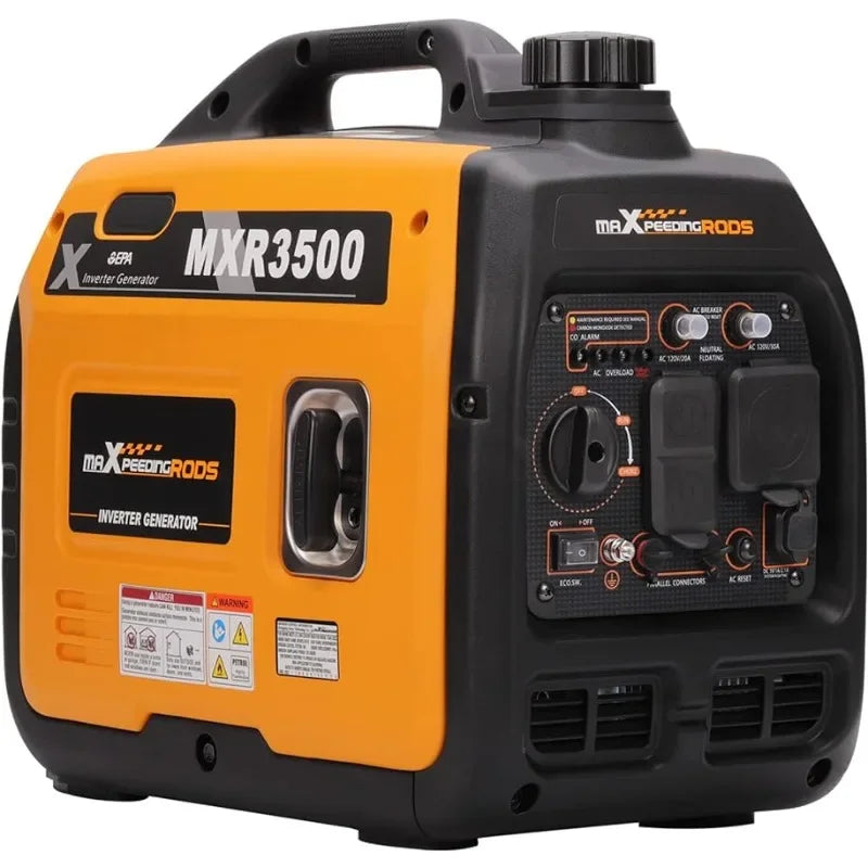 3500 Watt Generators Portable Gas Generator Inverter Quiet for Home and Camping